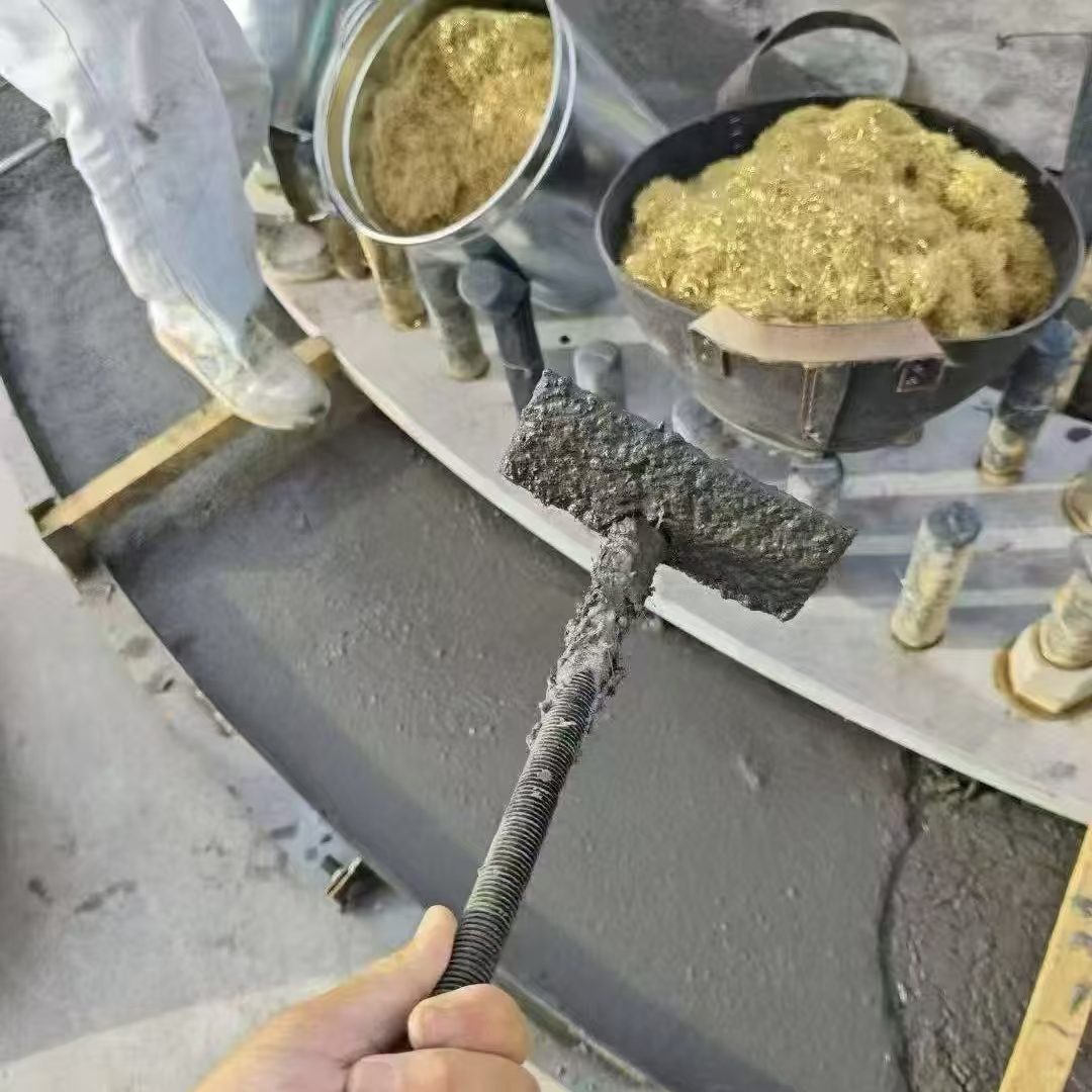 建平C120钢纤维高强无收灌浆料 轧机压缩机汽轮机发电机锻压设备底座灌浆材料